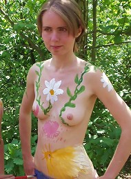 One of the hottest body art parties of the year. Meet the sexiest nudists now